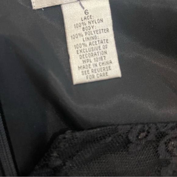 Bloomingdale’s Black Dress Size 6 - Picture 6 of 6